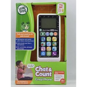 NEW Sealed Leap Frog Chat & Count Emoji Phone Toy For Children 18+months